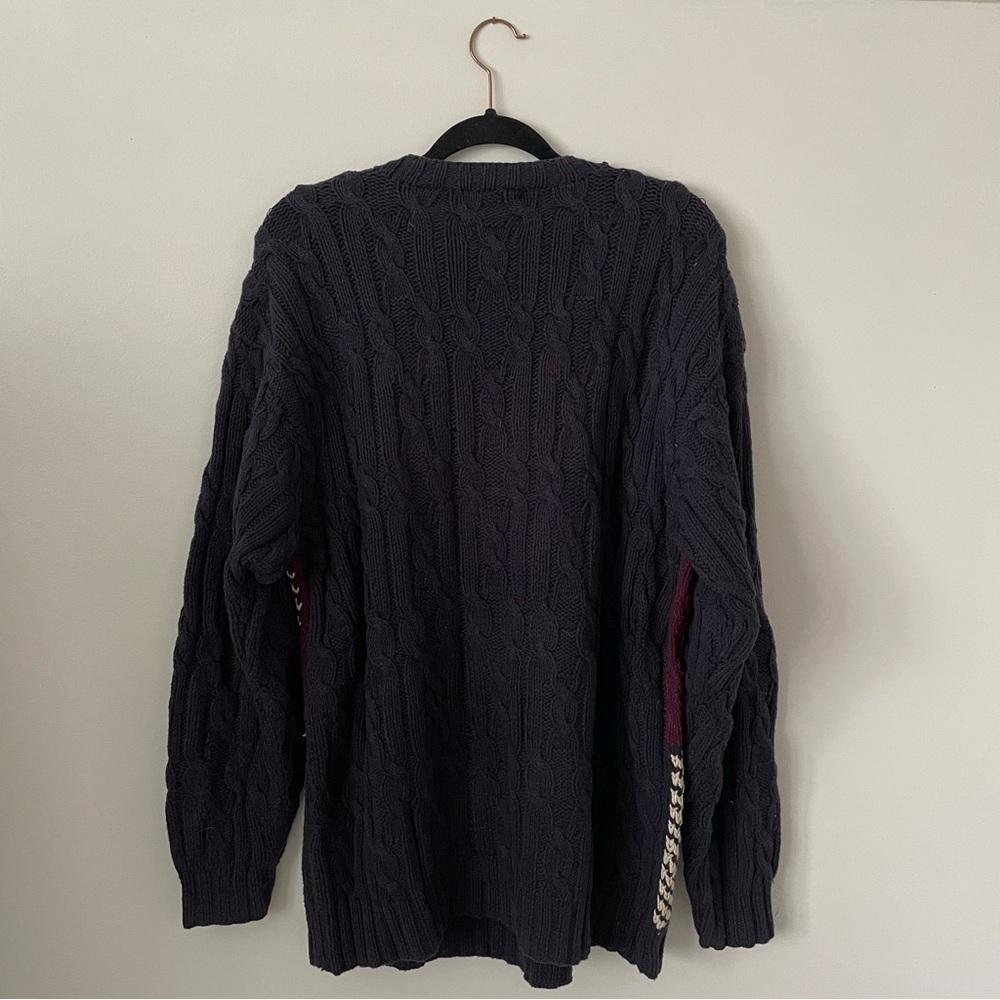 Harold’s OSCC Patchwork Knit Sweater - image 2